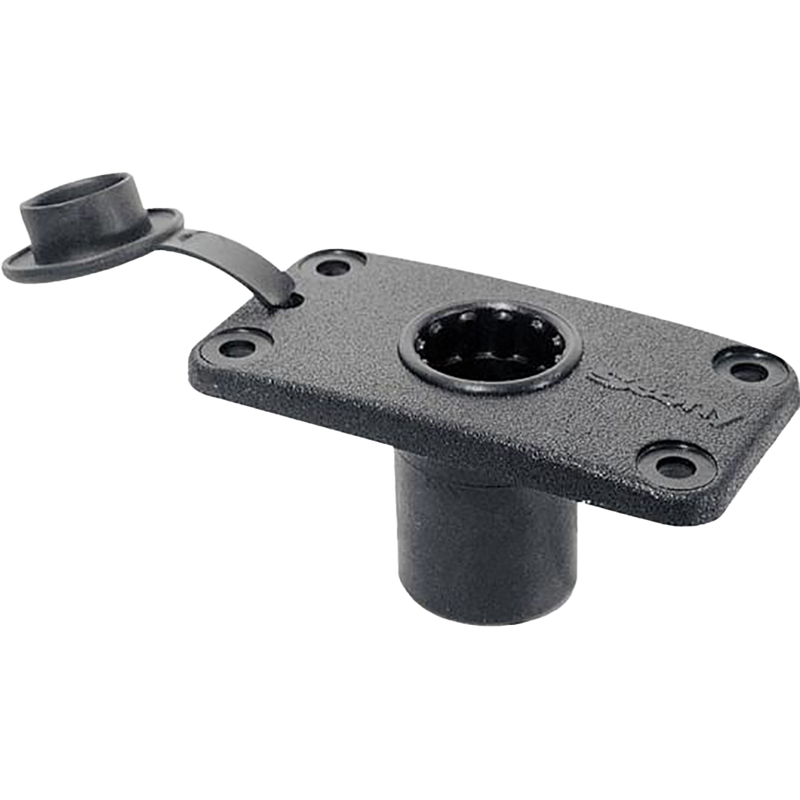 Scotty No. 244 Rectangular Flush Deck Mount with rain Cover
