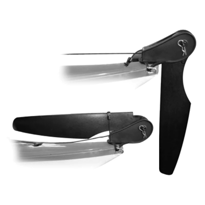 SmartTrack Hybrid Foil Rudder Tandem, Long Pin — Canoe Centre