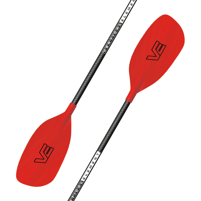 VE Pro Glass Kayak Paddle, Straight Carbon Shaft